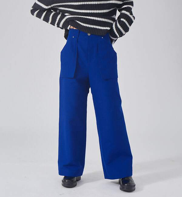 qualite「コットンワークパンツ」|その他|ブルー
