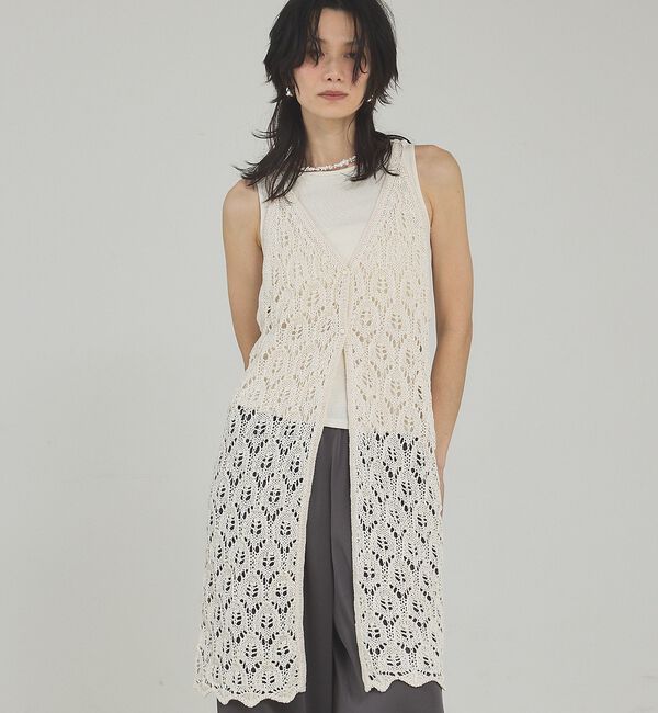 qualite「ラメテレコタンク」|キャミソール|