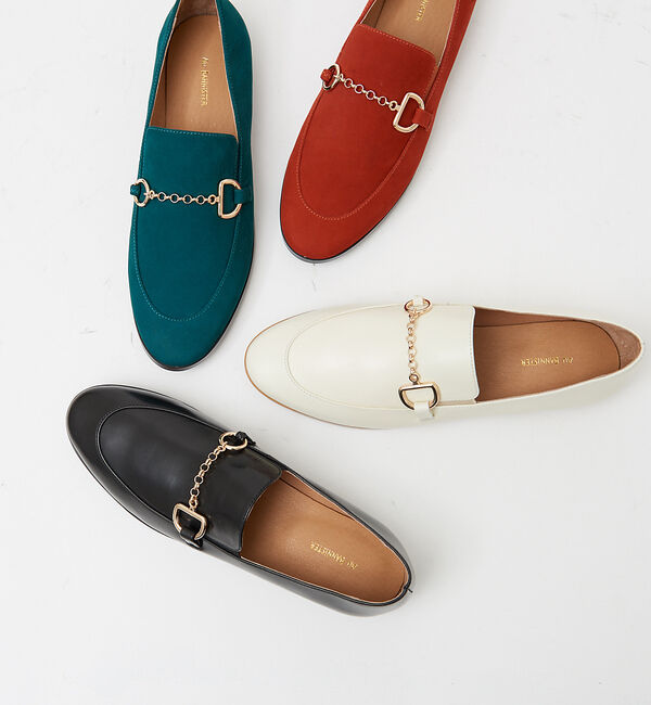 AU BANNISTER「【スノーソール】ビットスリッポン」|ローファー|