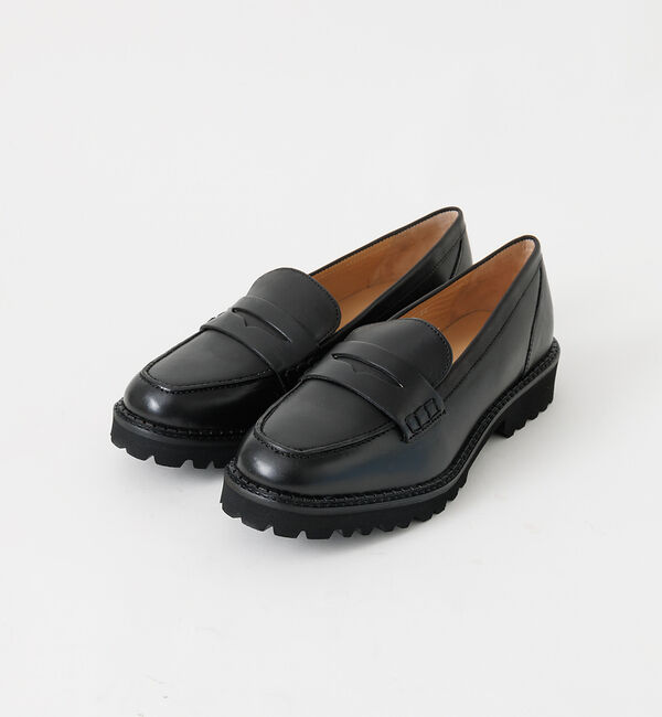 AU BANNISTER「【販売店舗限定】厚底コインローファー」|ローファー|ブラック