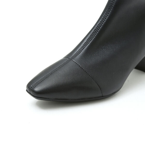 AU BANNISTER「【最高ブーツ/ 5cmヒール】ストレッチショートブーツ」|ショートブーツ|