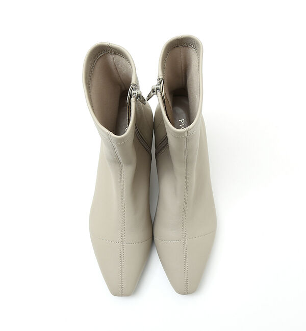 AU BANNISTER「【最高ブーツ/ 5cmヒール】ストレッチショートブーツ」|ショートブーツ|