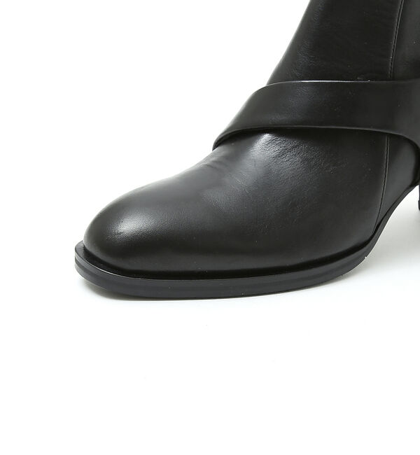 AU BANNISTER「【スノーソール】変形サイドゴアヒールブーツ」|ショートブーツ|