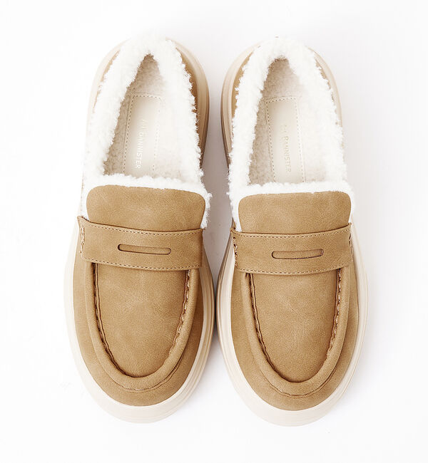 AU BANNISTER「【販売店舗限定】厚底ファーシューズ」|ローファー|