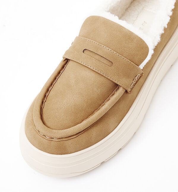 AU BANNISTER「【販売店舗限定】厚底ファーシューズ」|ローファー|