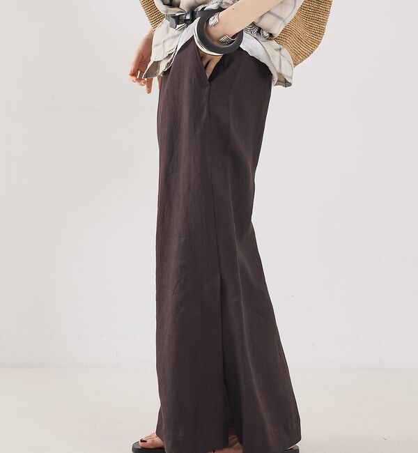 The Store by C' 「【COCUCA】リネンストレートスカート」|スカート|