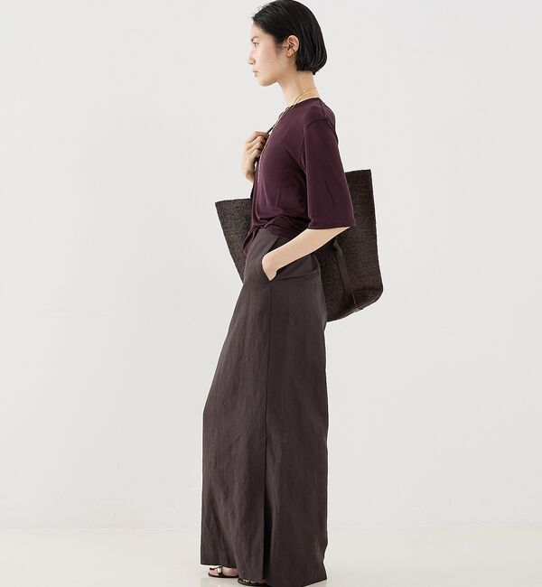 The Store by C' 「【COCUCA】リネンストレートスカート」|スカート|