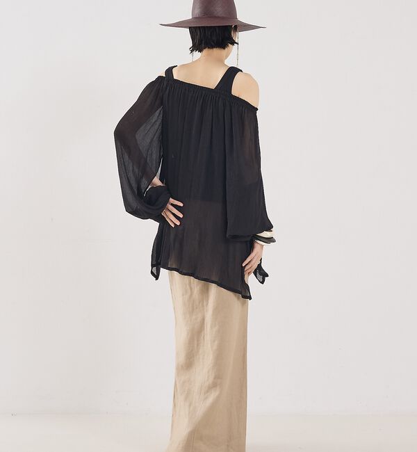 The Store by C' 「【COCUCA】リネンストレートスカート」|スカート|