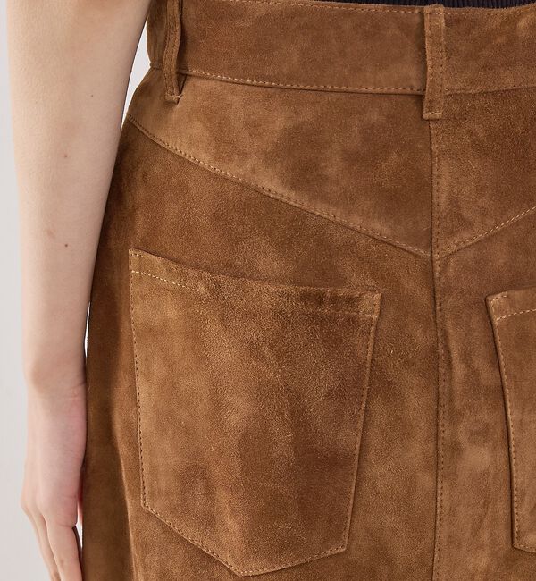 The Store by C' 「【COCUCA】スエードスリットスカート」|スカート|