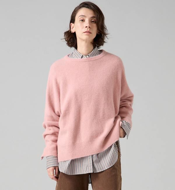 Liesse「フォックスウールワイドドルマンニット」|ニット・セーター|ピンク