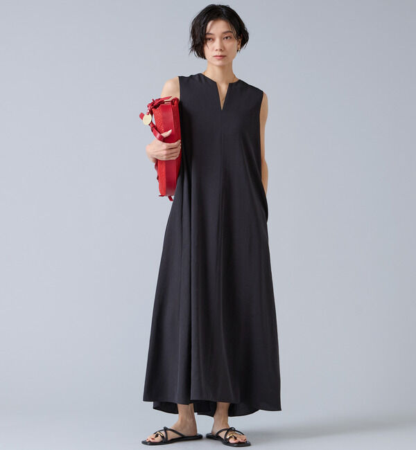 Liesse「後ろあきノースリーブマキシワンピース」|ワンピース|