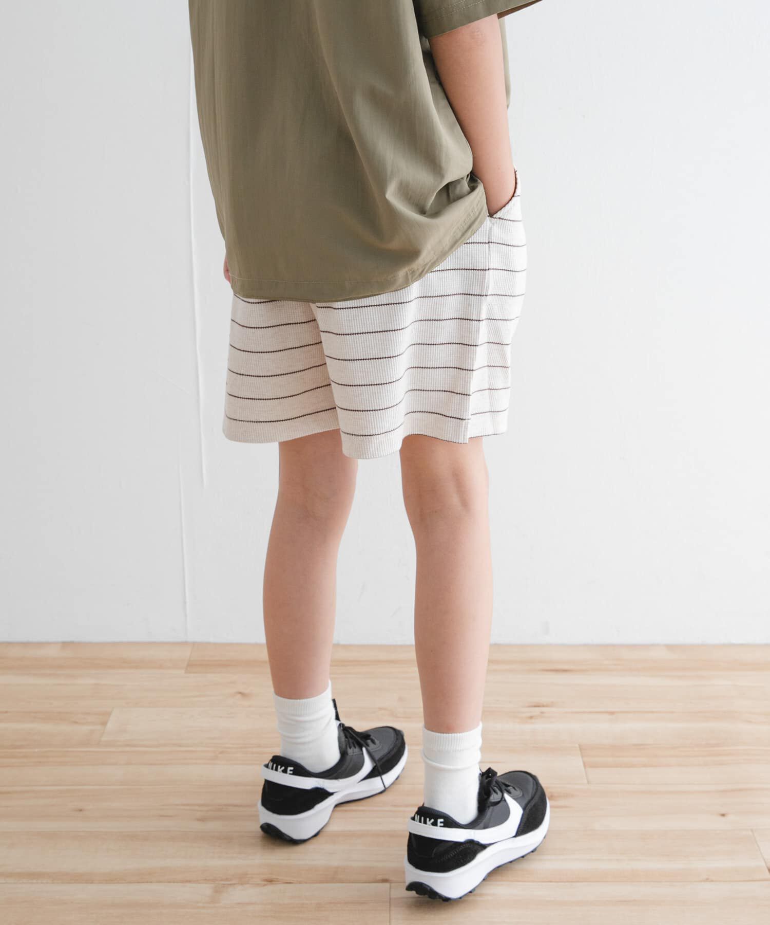 URBAN RESEARCH DOORS「『WEB/一部店舗限定サイズ』ボーダーワッフルショーツ(KIDS)」|その他|