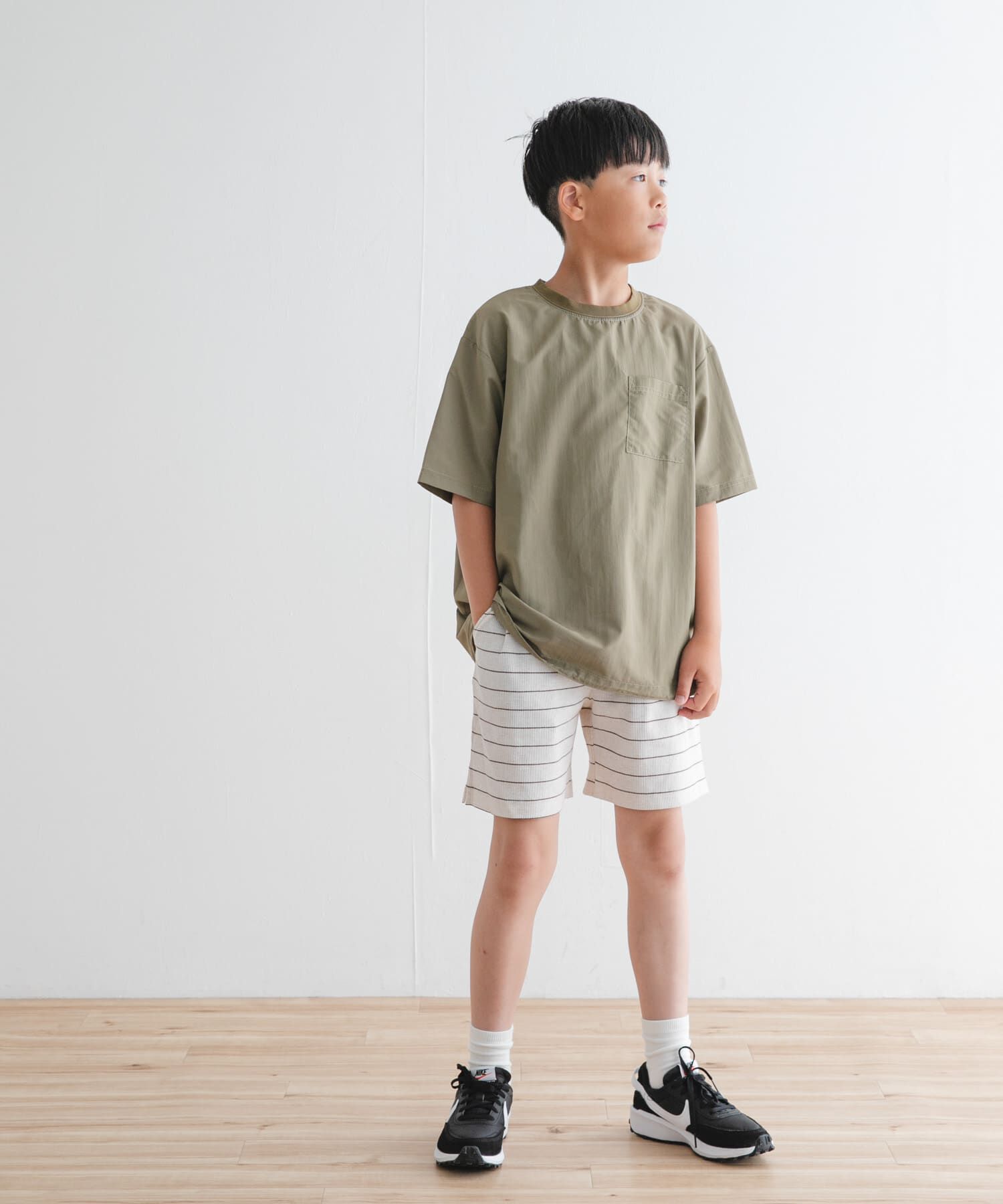 URBAN RESEARCH DOORS「『WEB/一部店舗限定サイズ』ボーダーワッフルショーツ(KIDS)」|その他|