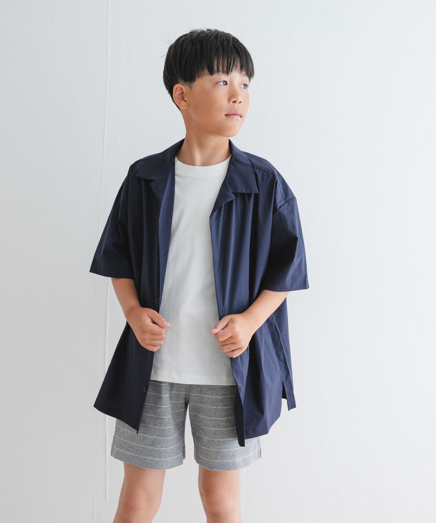 URBAN RESEARCH DOORS「『WEB/一部店舗限定サイズ』ボーダーワッフルショーツ(KIDS)」|その他|