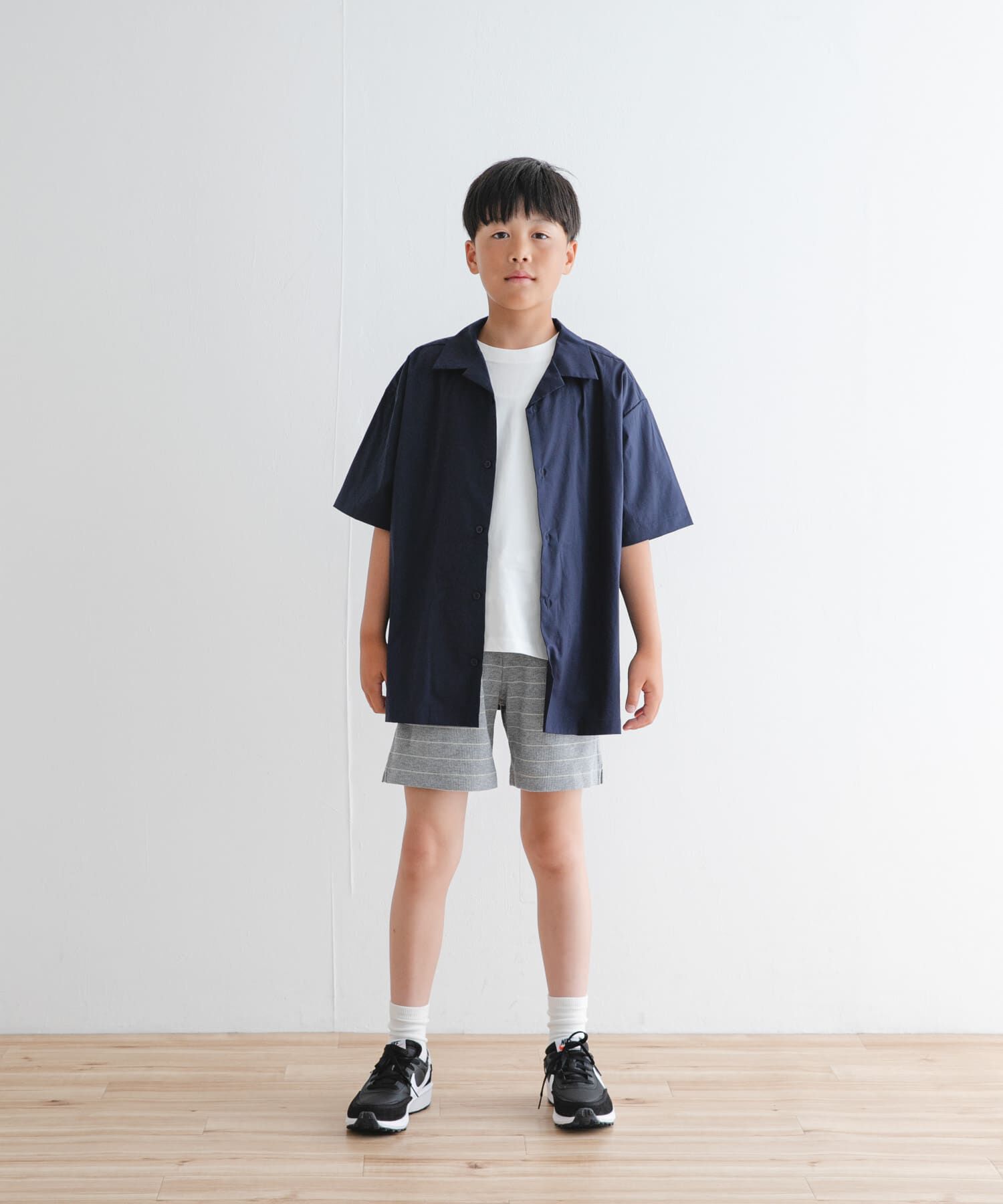 URBAN RESEARCH DOORS「『WEB/一部店舗限定サイズ』ボーダーワッフルショーツ(KIDS)」|その他|