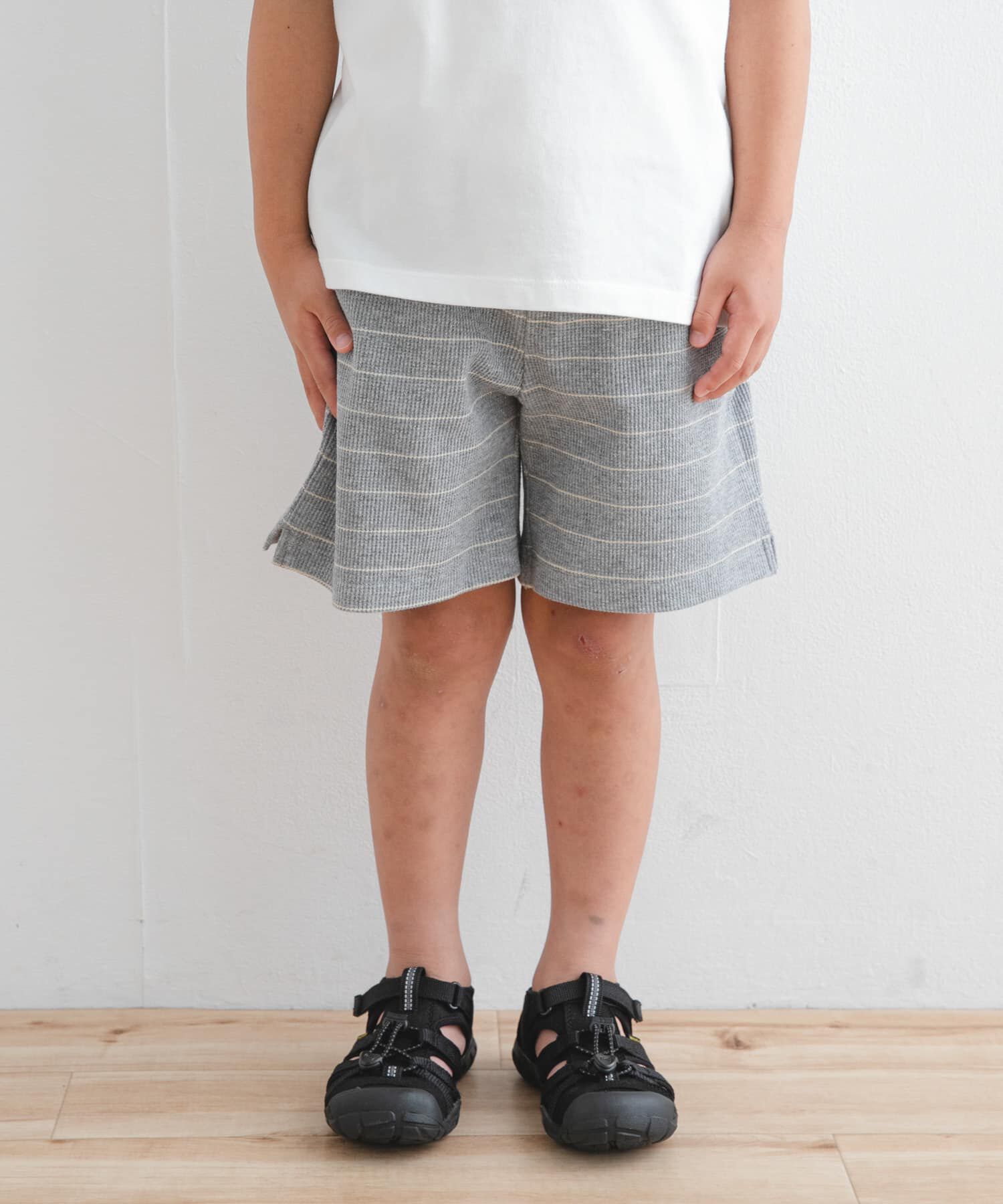 URBAN RESEARCH DOORS「『WEB/一部店舗限定サイズ』ボーダーワッフルショーツ(KIDS)」|その他|