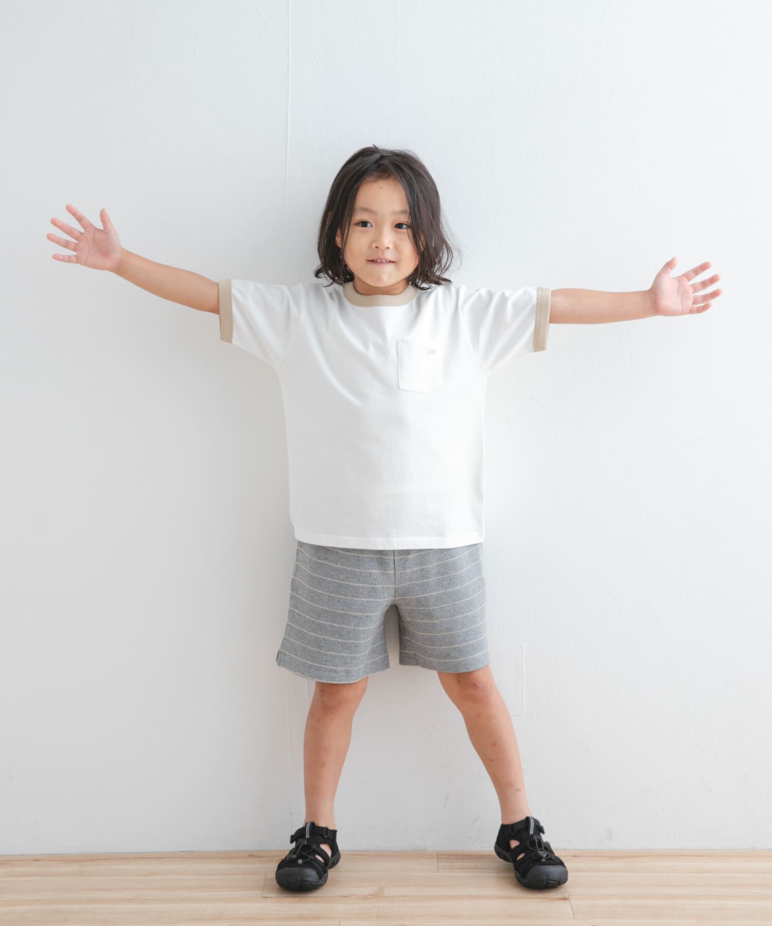 URBAN RESEARCH DOORS「『WEB/一部店舗限定サイズ』ボーダーワッフルショーツ(KIDS)」|その他|