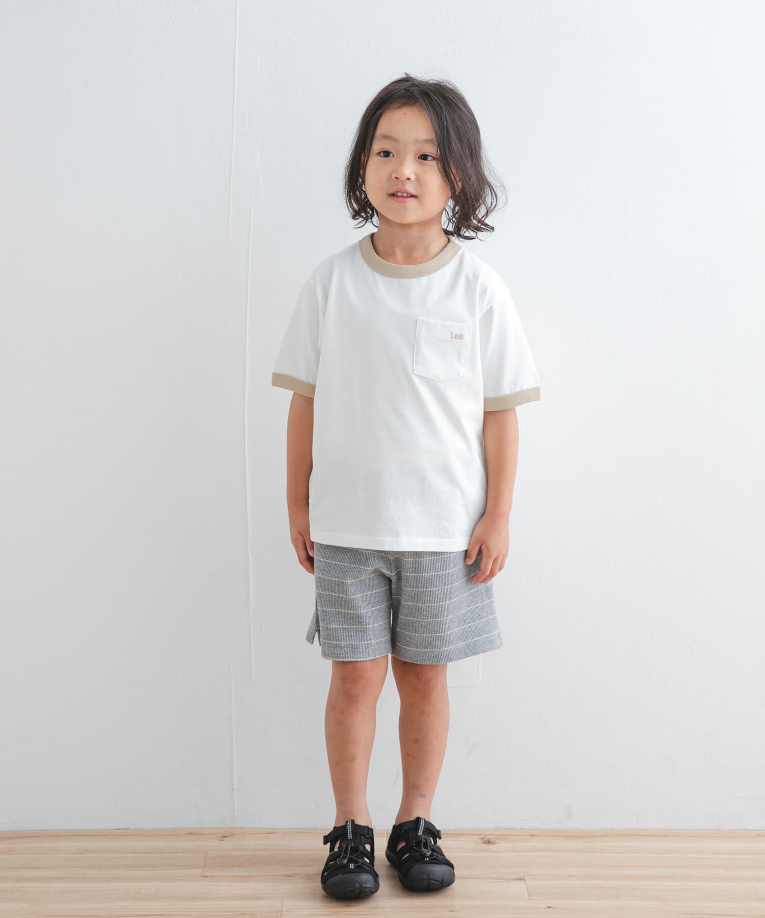 URBAN RESEARCH DOORS「『WEB/一部店舗限定サイズ』ボーダーワッフルショーツ(KIDS)」|その他|