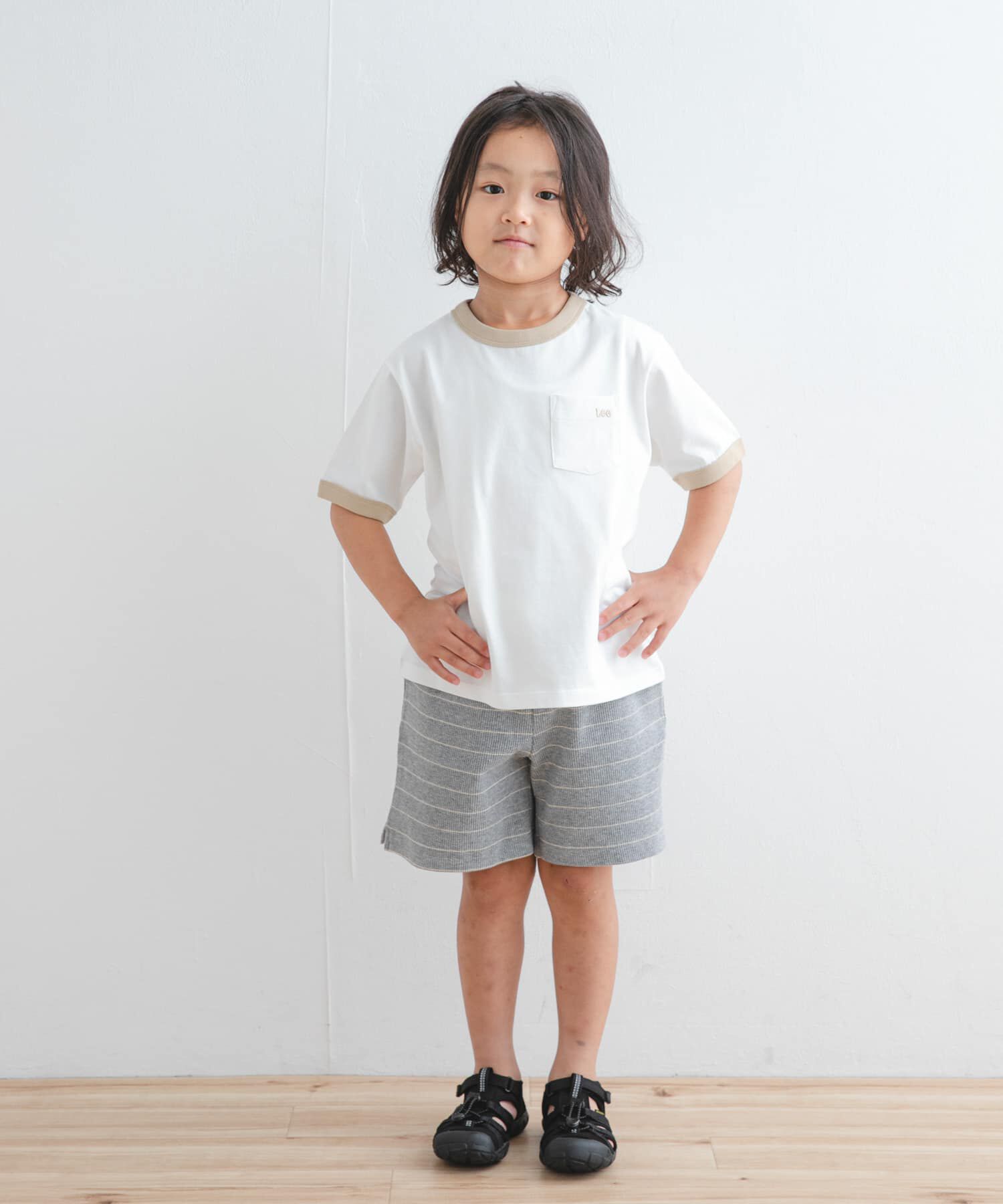 URBAN RESEARCH DOORS「『WEB/一部店舗限定サイズ』ボーダーワッフルショーツ(KIDS)」|その他|