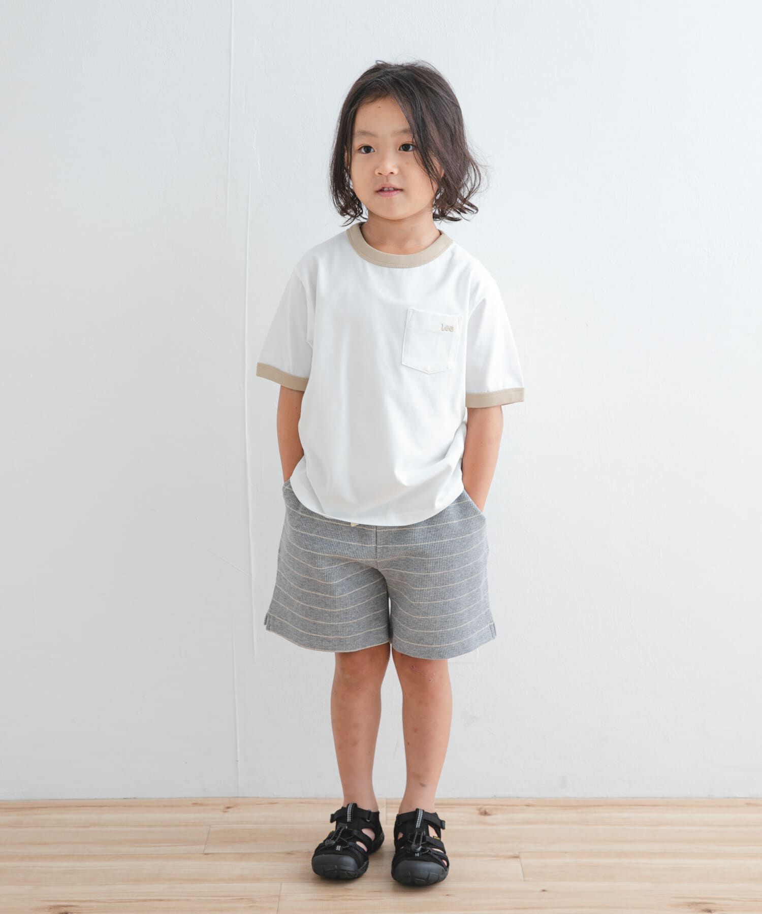 URBAN RESEARCH DOORS「『WEB/一部店舗限定サイズ』ボーダーワッフルショーツ(KIDS)」|その他|