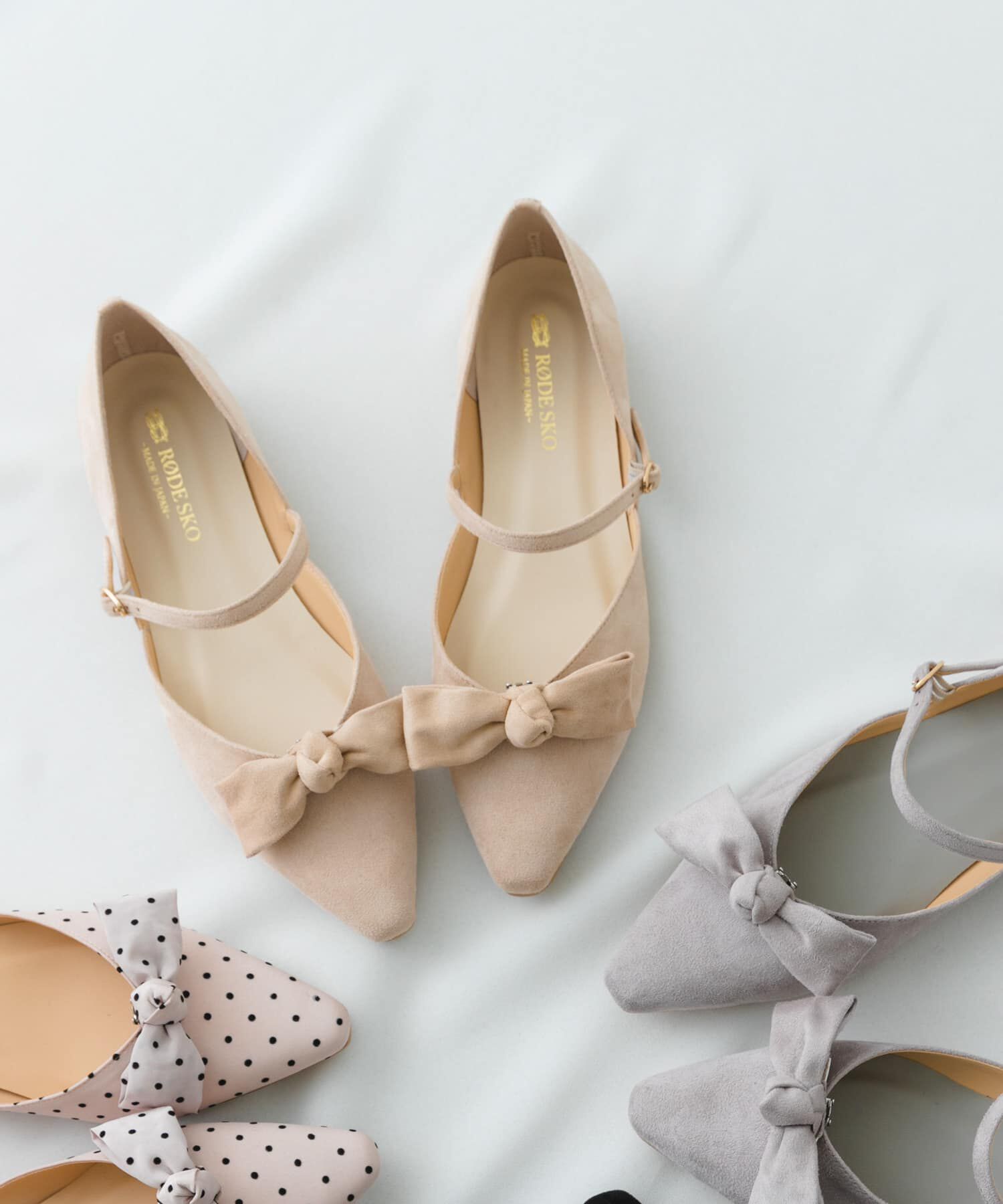 RODE SKO「『WEB/一部店舗限定カラー』『MADE IN JAPAN』マルチWAYリボンパンプス」|パンプス|