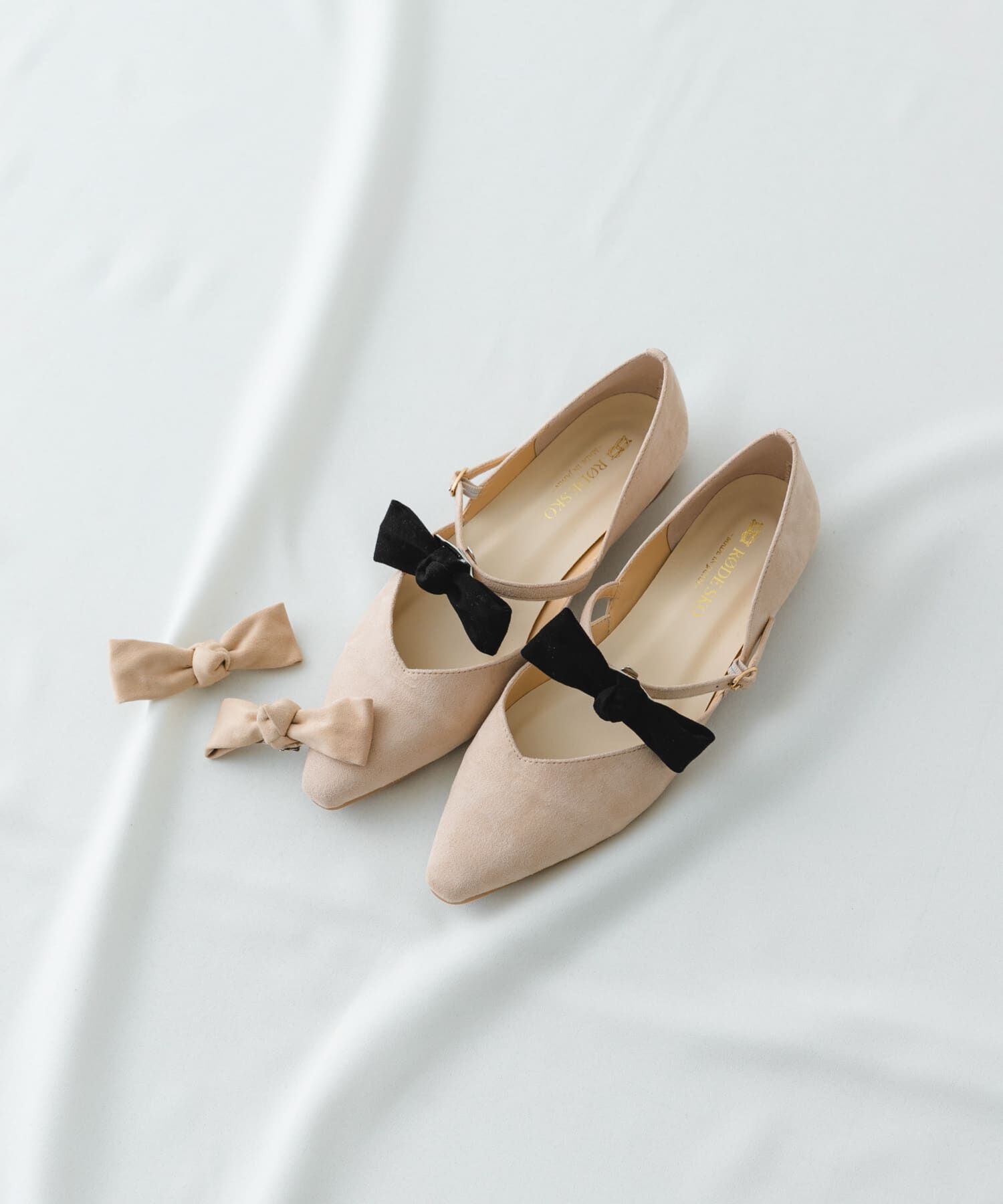 RODE SKO「『WEB/一部店舗限定カラー』『MADE IN JAPAN』マルチWAYリボンパンプス」|パンプス|