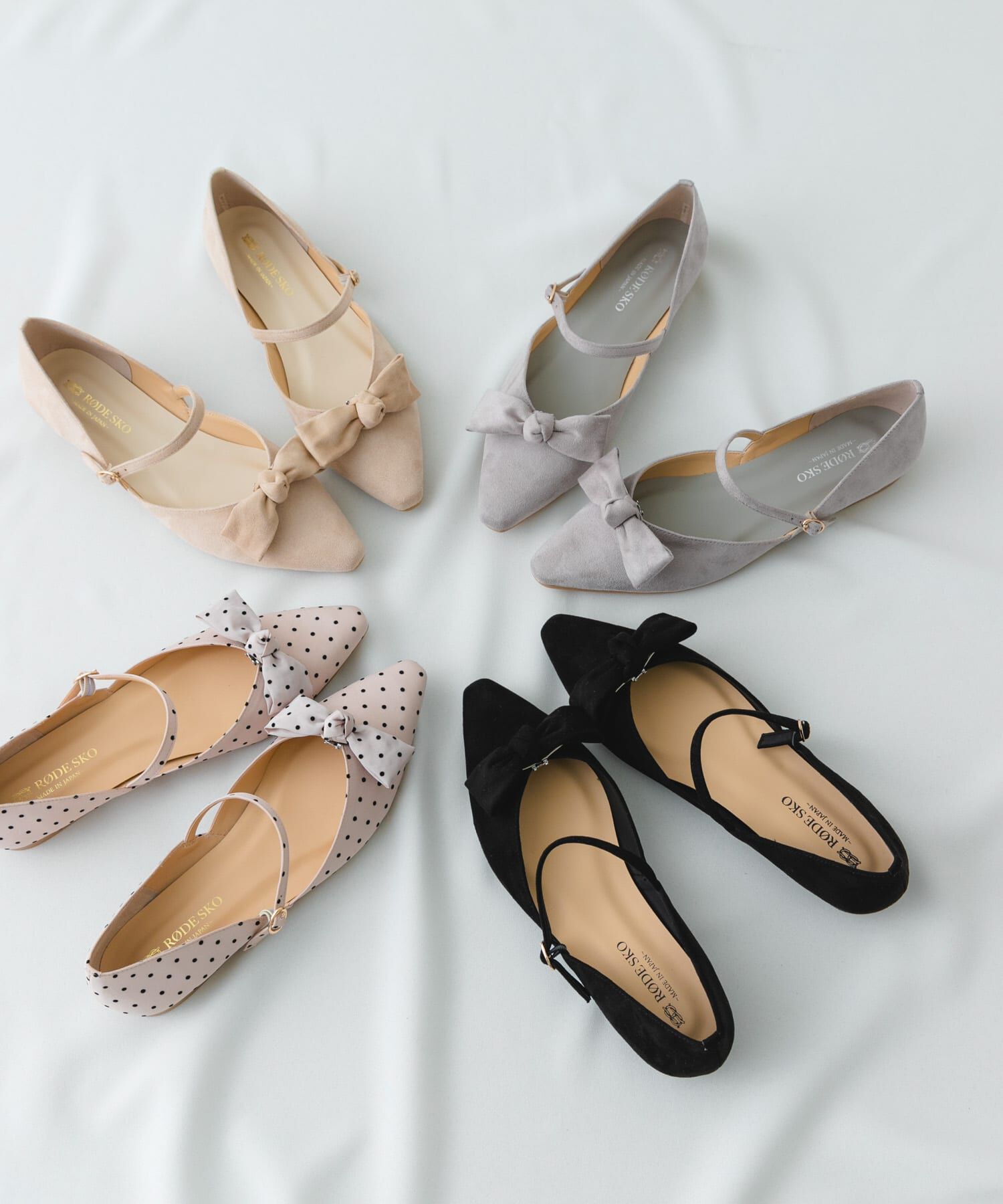 RODE SKO「『WEB/一部店舗限定カラー』『MADE IN JAPAN』マルチWAYリボンパンプス」|パンプス|