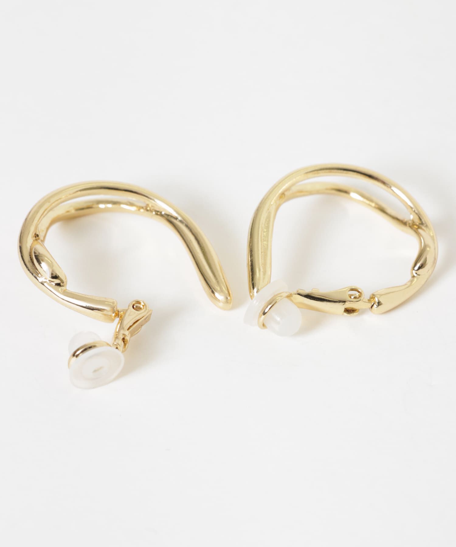 SMELLY「ニュアンスメタルフープイヤリング」|イヤリング|