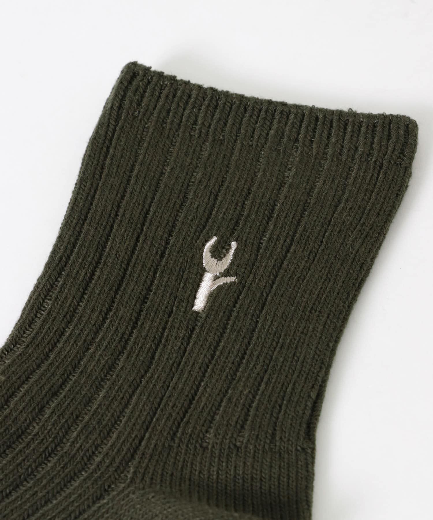 URBAN RESEARCH「『UR TECH』ワイドリブ刺しゅうソックス」|ソックス|