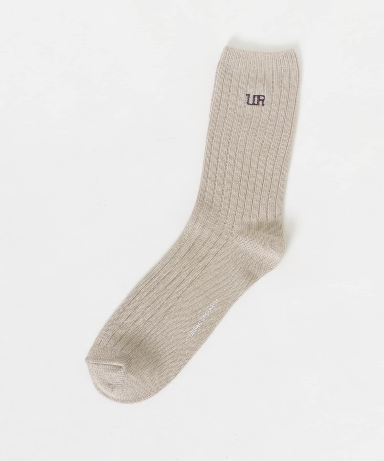 URBAN RESEARCH「『UR TECH』ロングリブ刺繍ソックス」|ソックス|