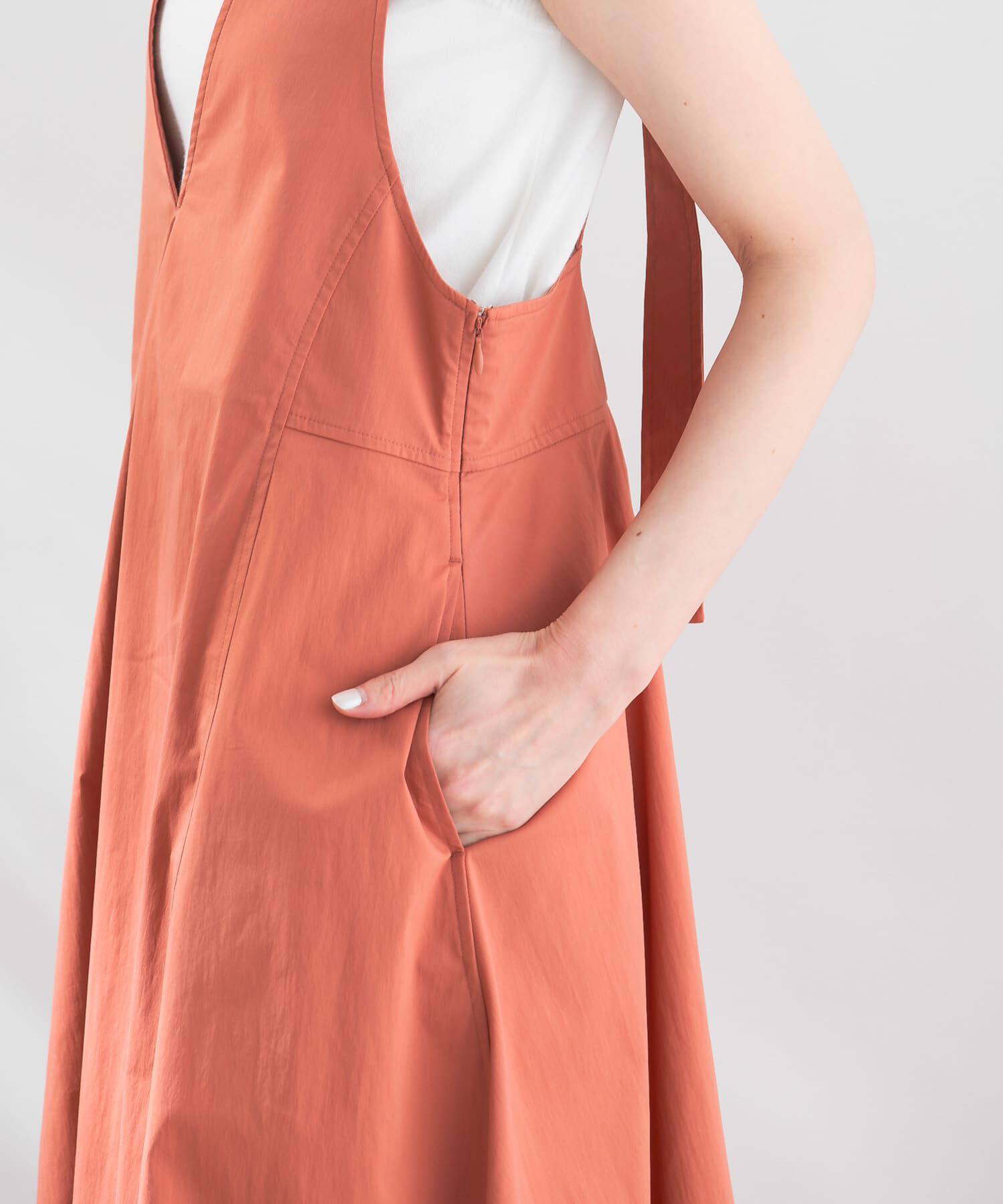 URBAN RESEARCH ROSSO「Vネックジャンパードレス」|ワンピース|