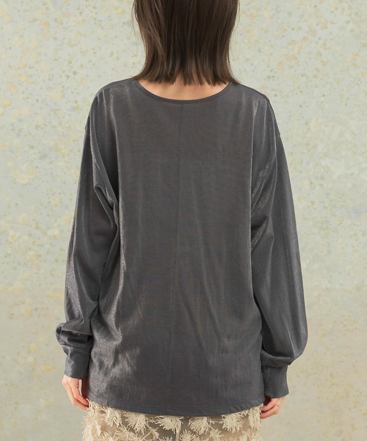 URBAN RESEARCH ROSSO「シアークルーネックロングTシャツ」|Tシャツ・カットソー|