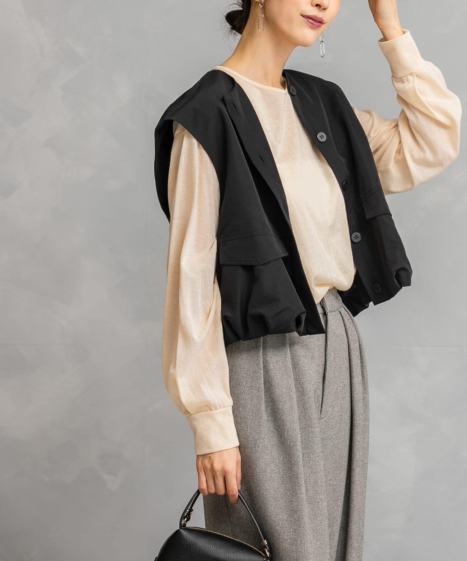 URBAN RESEARCH ROSSO「シアークルーネックロングTシャツ」|Tシャツ・カットソー|