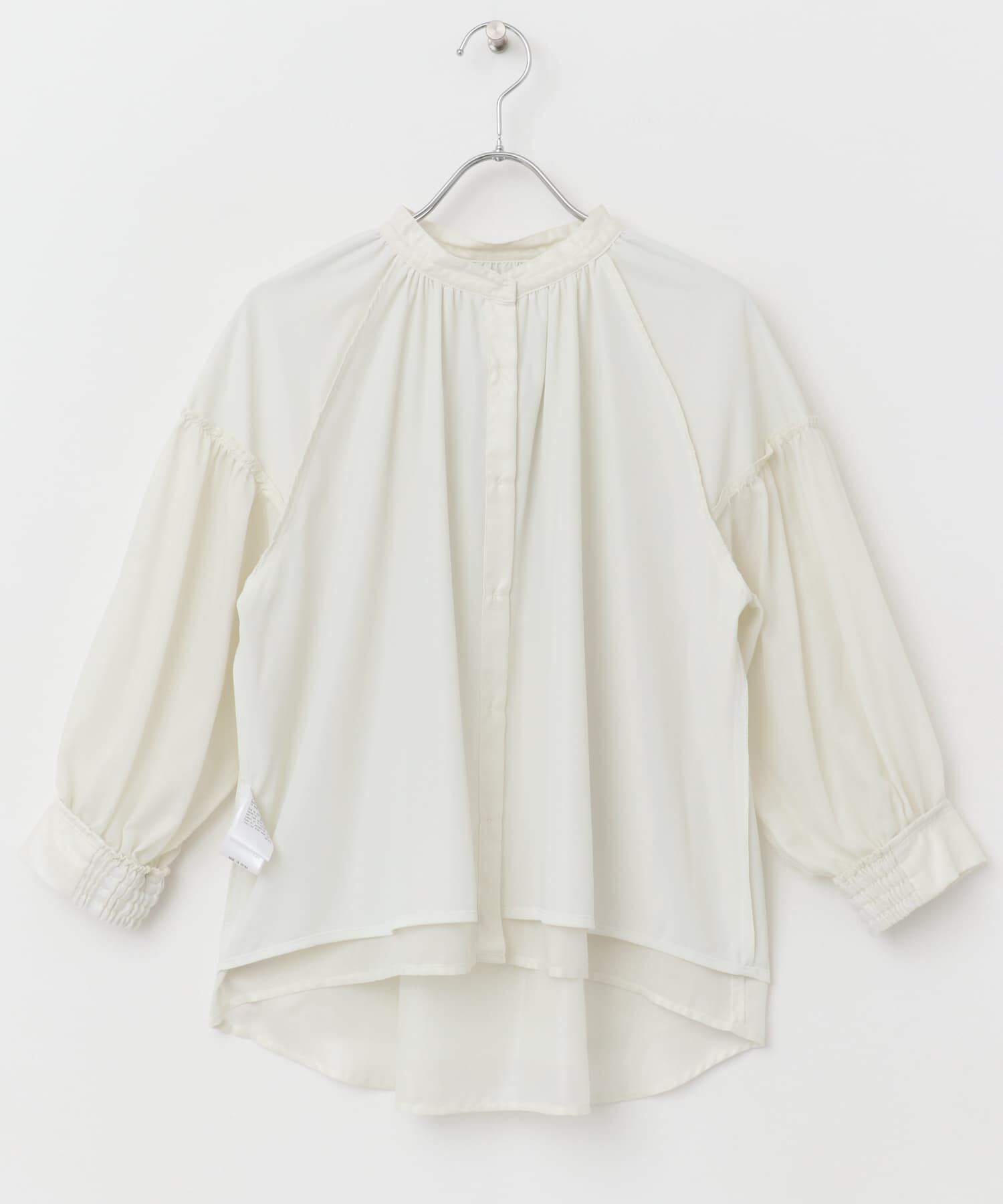 URBAN RESEARCH ROSSO「チンツシアーギャザーブラウス」|シャツ・ブラウス|