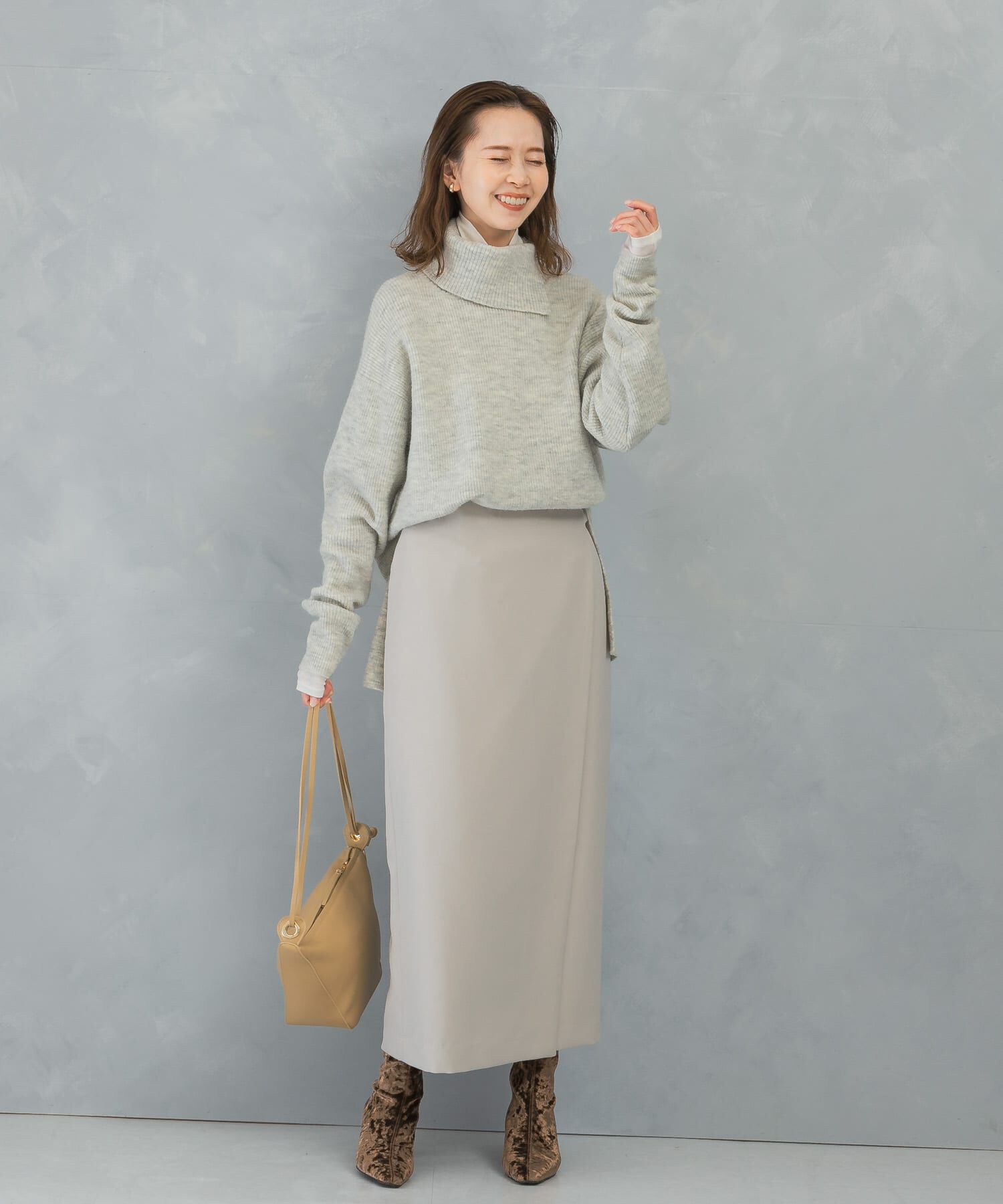 URBAN RESEARCH ROSSO「スリットタートルネックニット」|ニット・セーター|