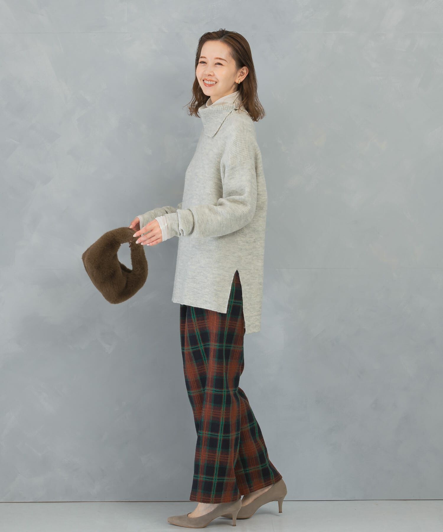 URBAN RESEARCH ROSSO「スリットタートルネックニット」|ニット・セーター|