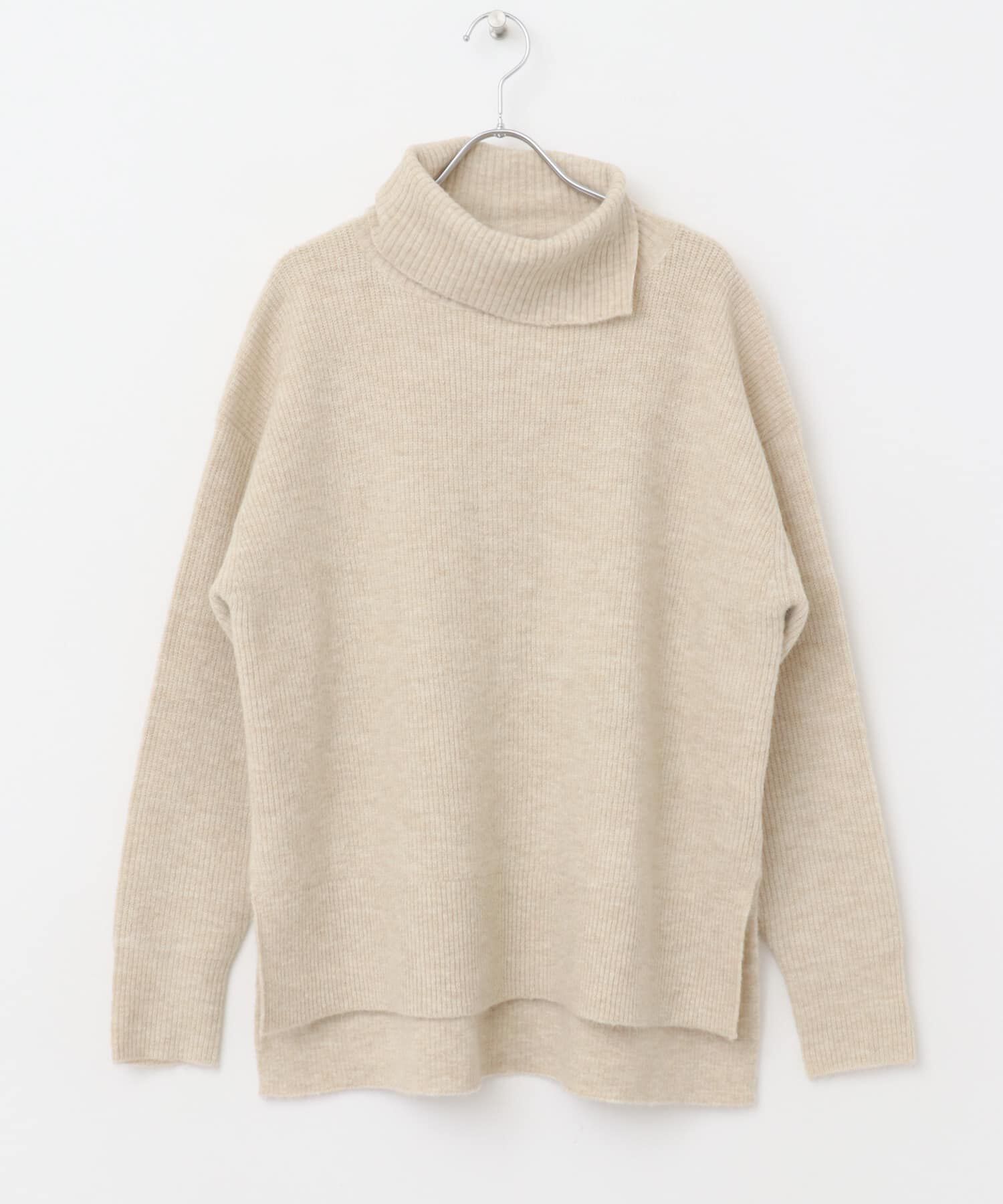 URBAN RESEARCH ROSSO「スリットタートルネックニット」|ニット・セーター|