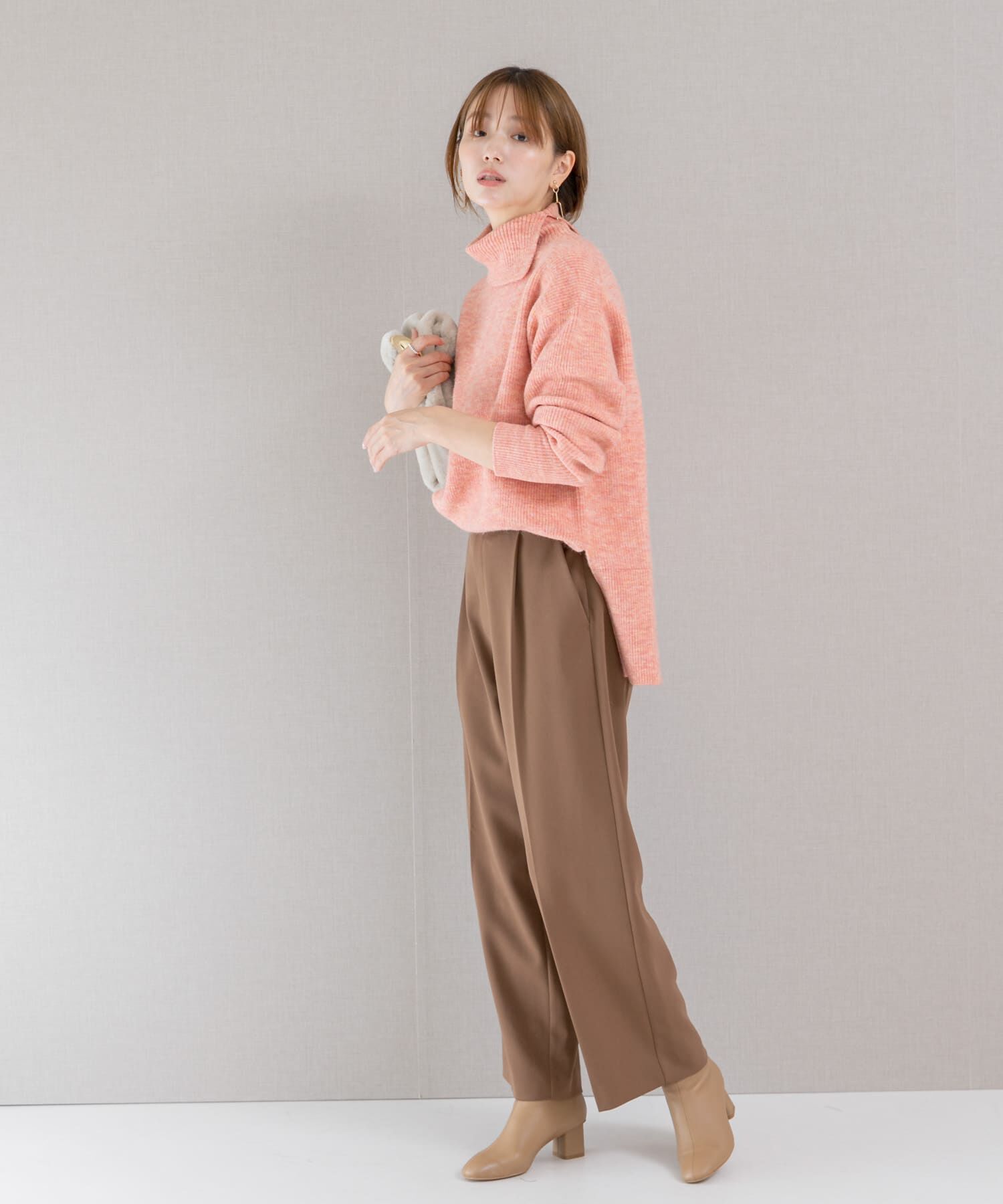 URBAN RESEARCH ROSSO「スリットタートルネックニット」|ニット・セーター|