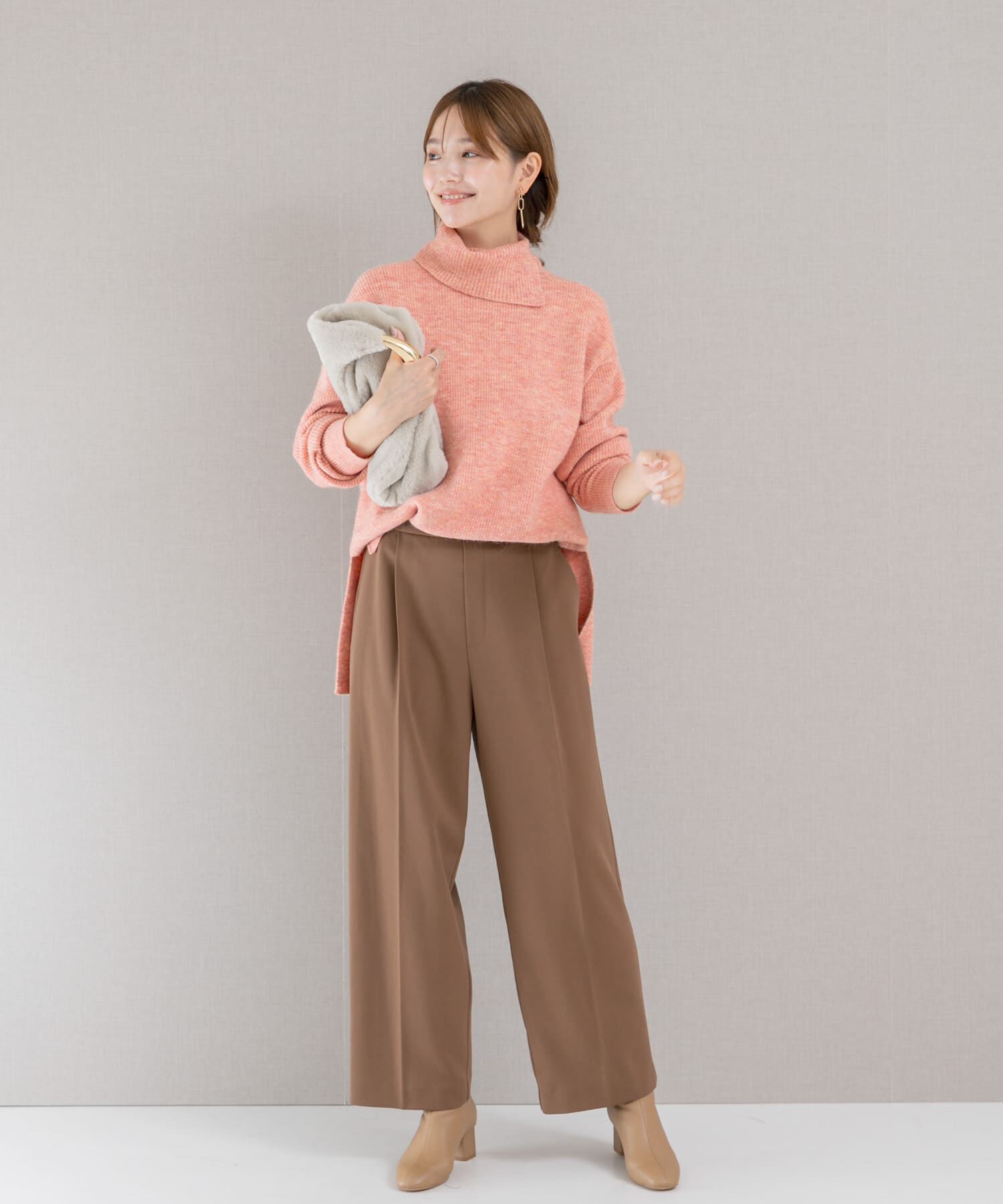 URBAN RESEARCH ROSSO「スリットタートルネックニット」|ニット・セーター|