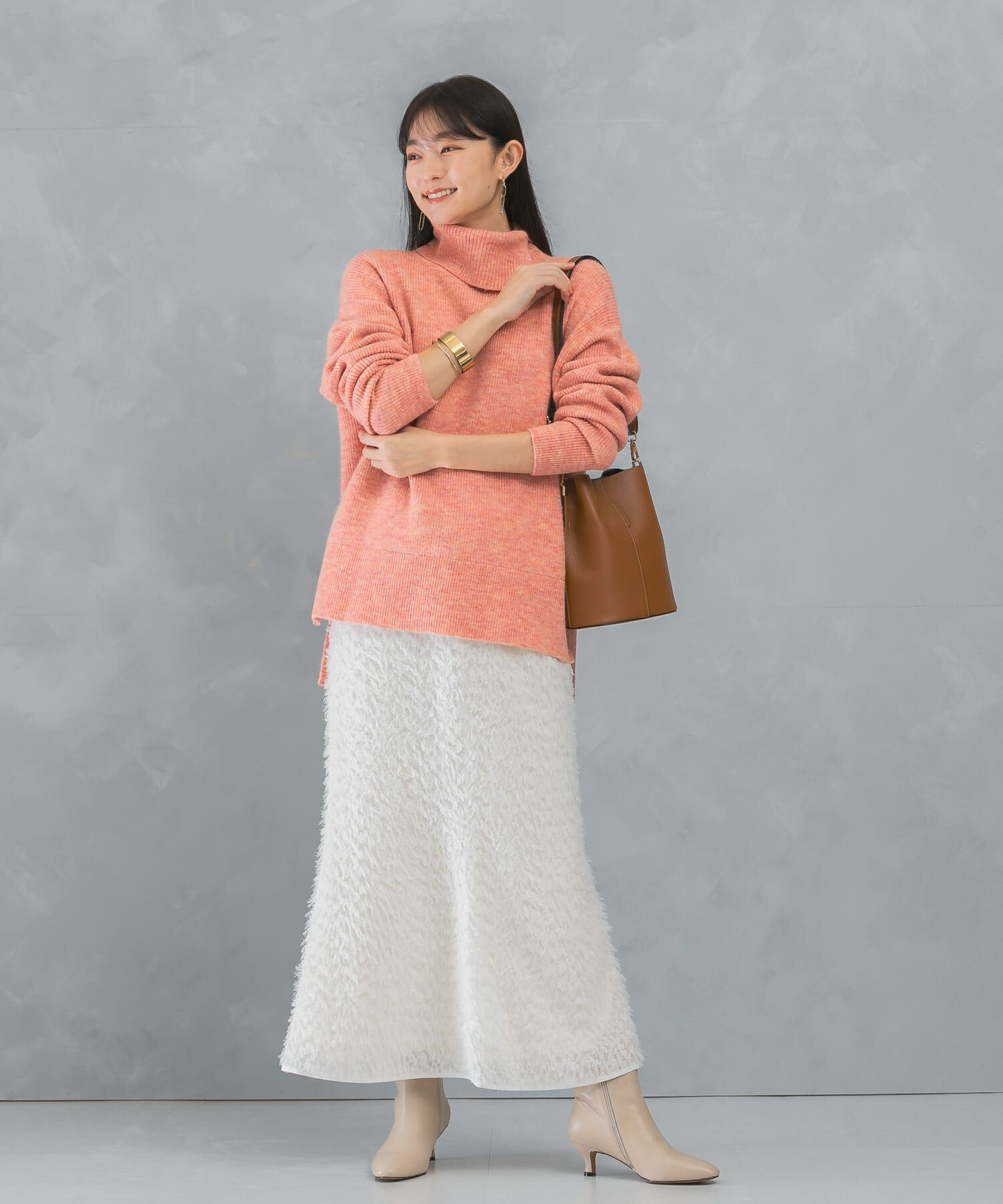 URBAN RESEARCH ROSSO「スリットタートルネックニット」|ニット・セーター|