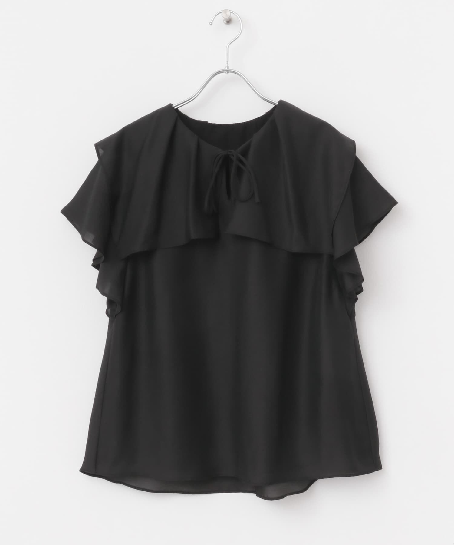 URBAN RESEARCH ROSSO「イージーケアフリルブラウス」|シャツ・ブラウス|