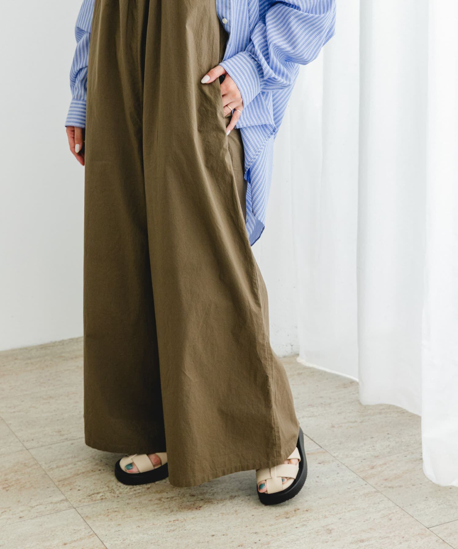 URBAN RESEARCH ROSSO「F by ROSSO　コットンボリュームオールインワン」|スカート|