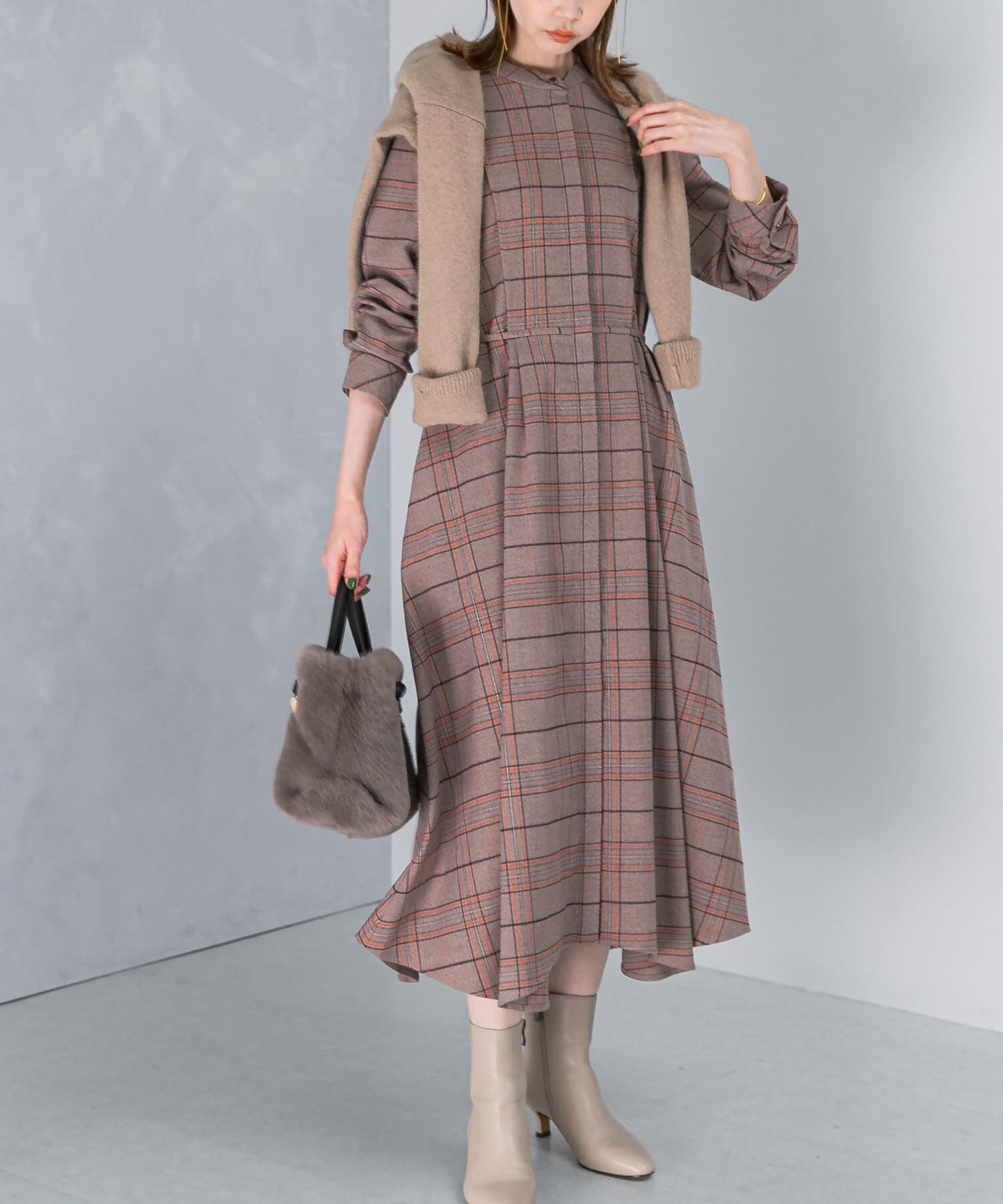 URBAN RESEARCH ROSSO「『WEB限定』イレギュラーヘムワンピース」|ワンピース|