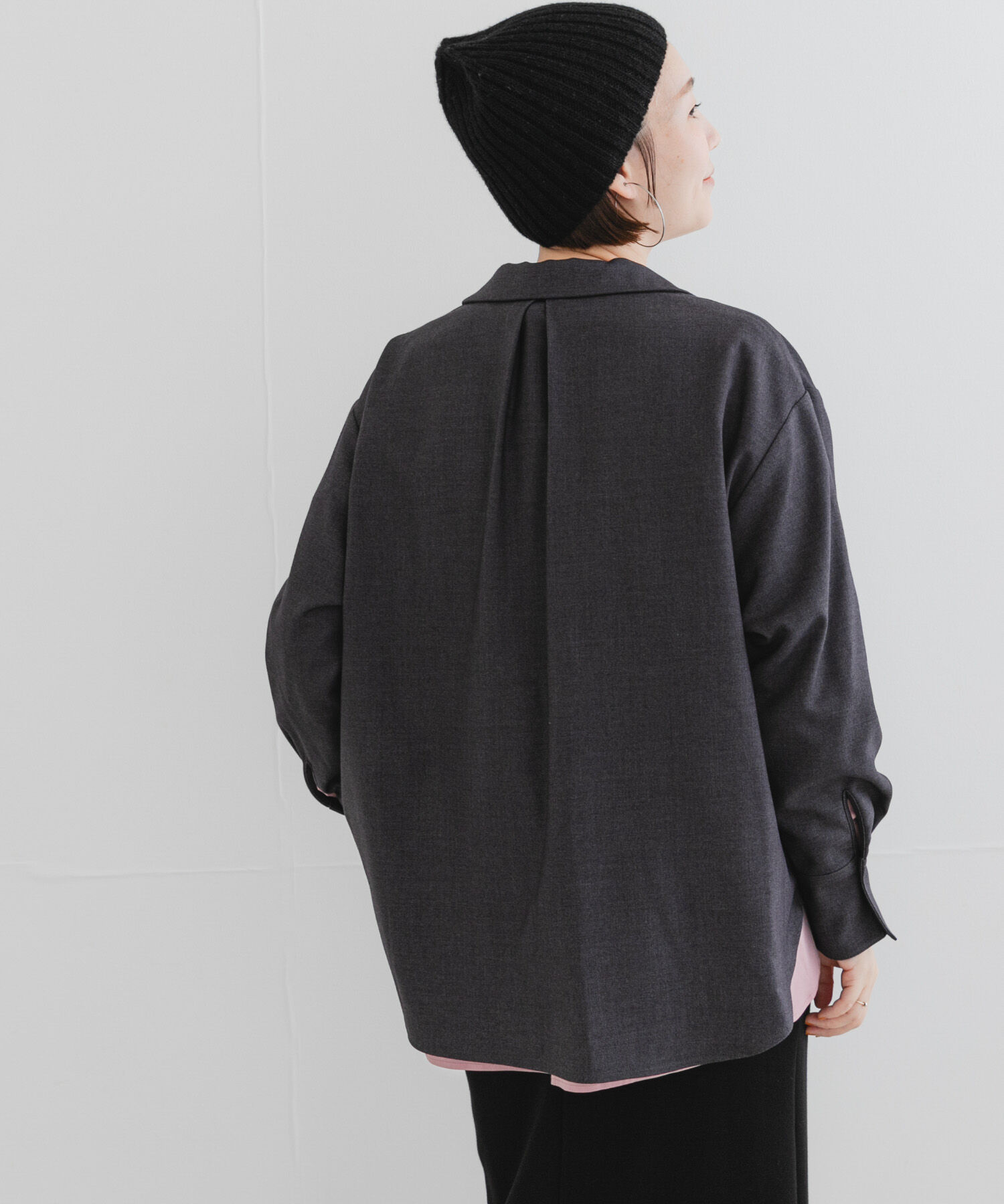 URBAN RESEARCH ROSSO「F by ROSSO　ウールライクプルブラウス」|シャツ・ブラウス|