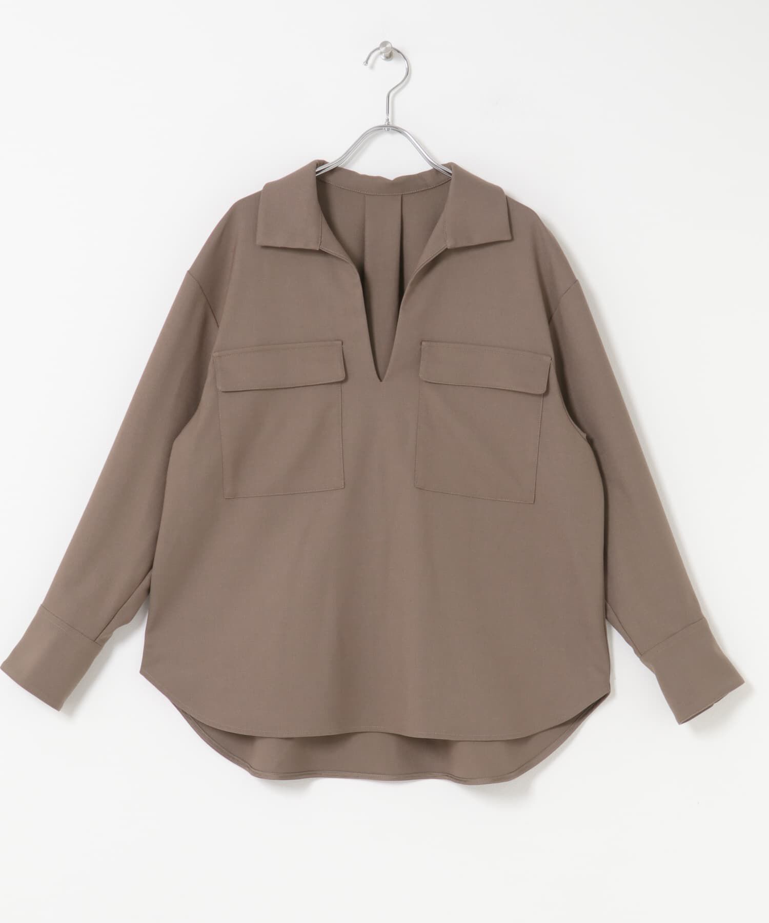 URBAN RESEARCH ROSSO「F by ROSSO　ウールライクプルブラウス」|シャツ・ブラウス|