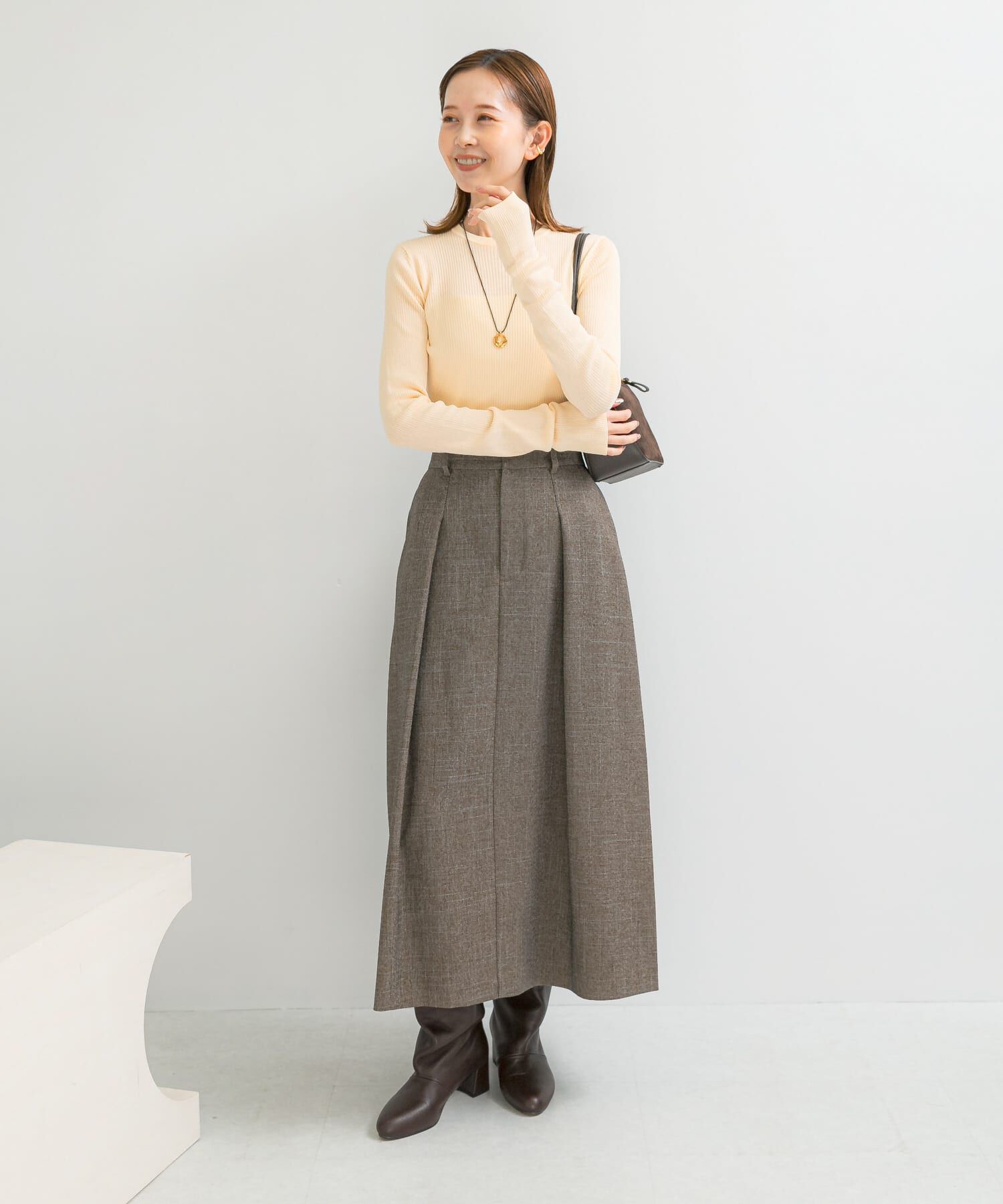 URBAN RESEARCH ROSSO「タックスカート」|スカート|