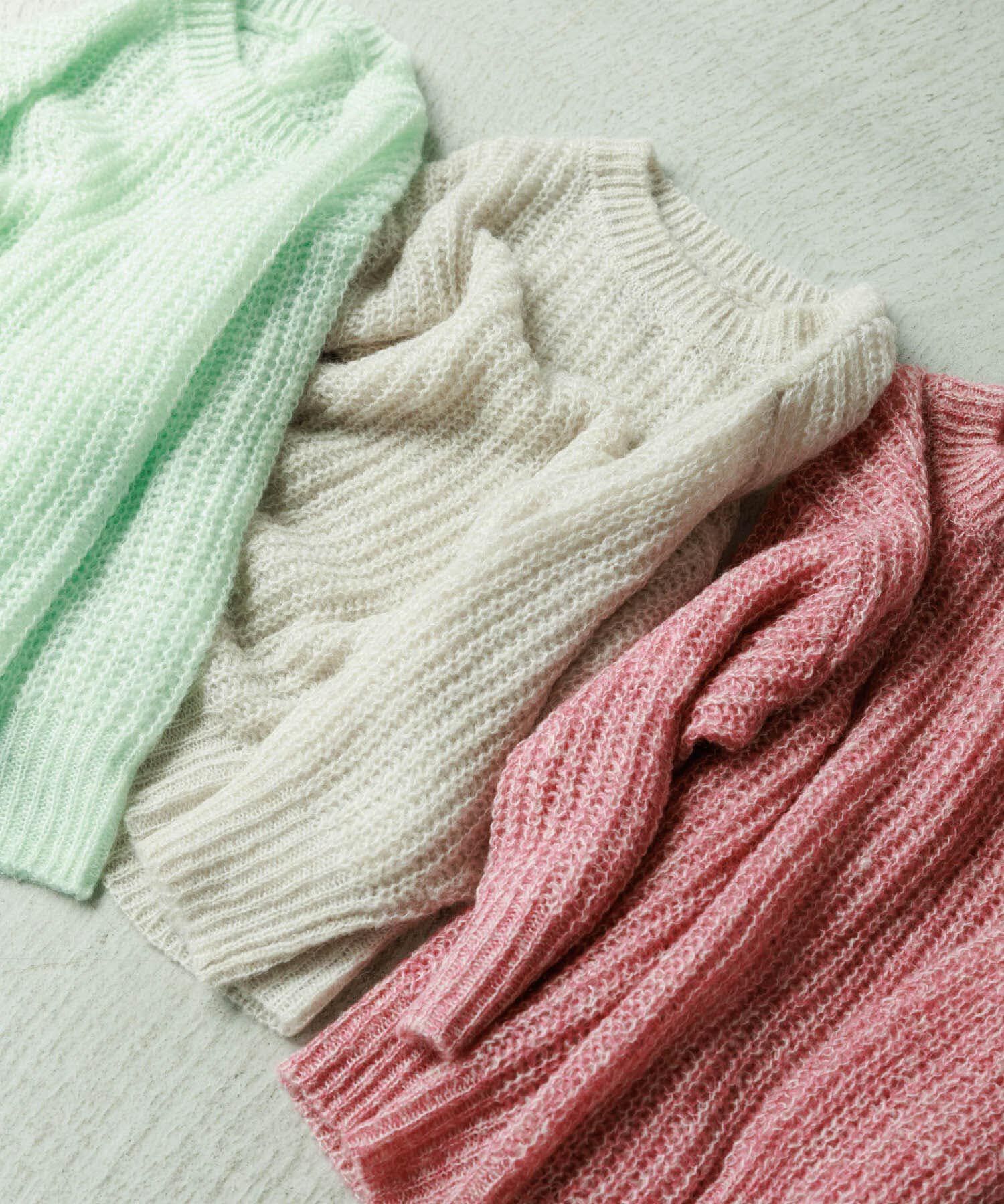 Sonny Label 「『WEB/一部店舗限定』ヘアリーローゲージニット」|ニット・セーター|