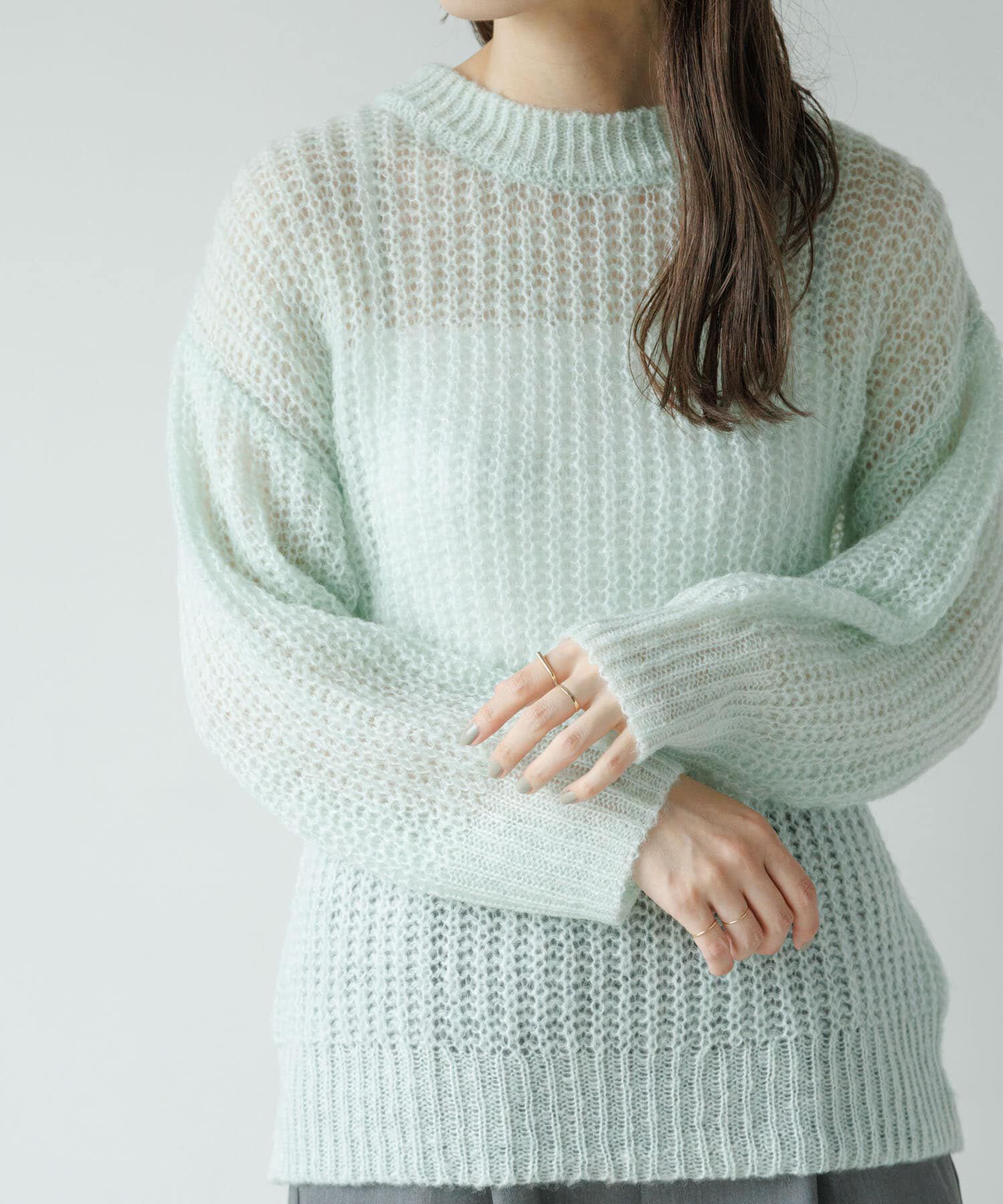 Sonny Label 「『WEB/一部店舗限定』ヘアリーローゲージニット」|ニット・セーター|