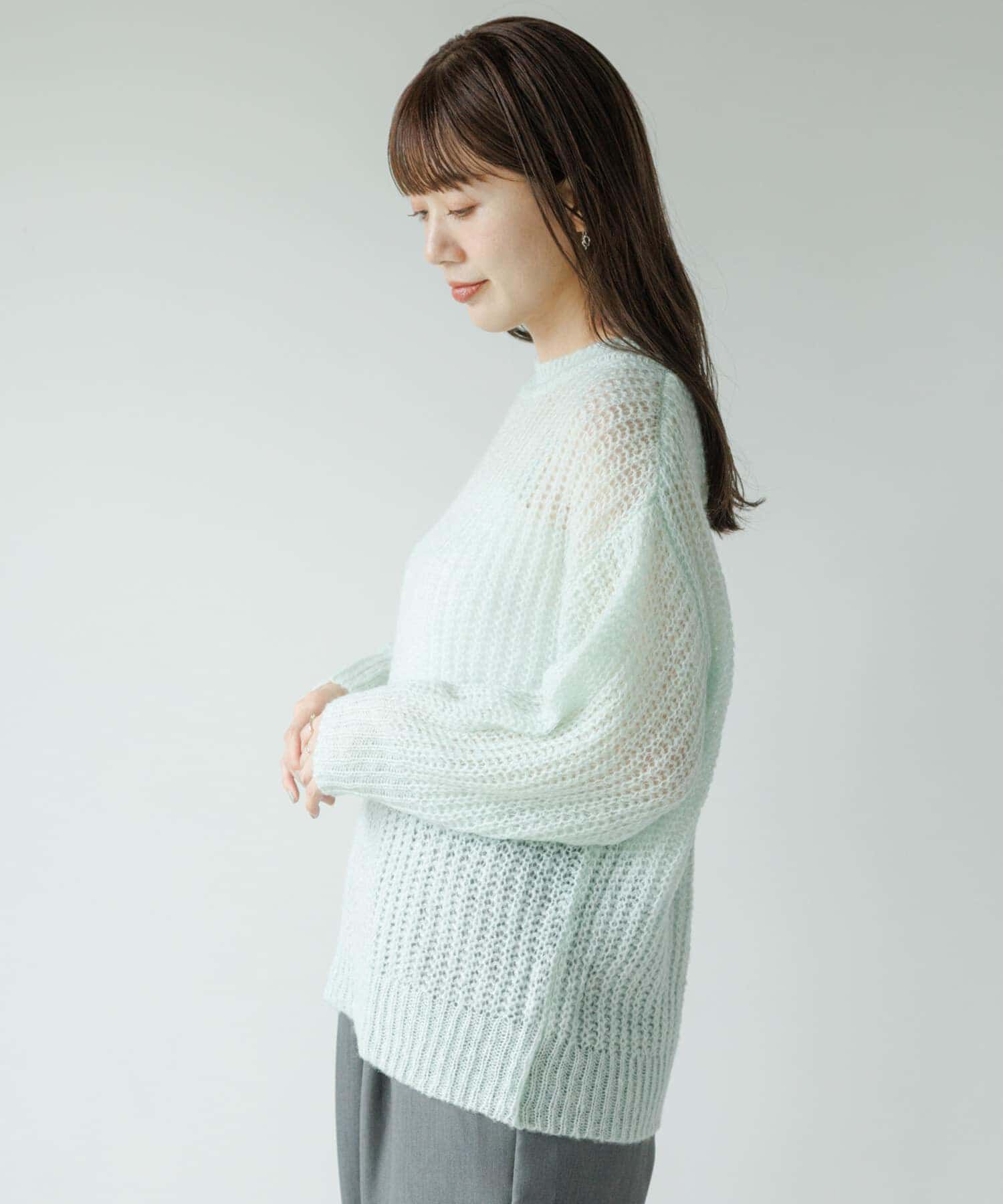 Sonny Label 「『WEB/一部店舗限定』ヘアリーローゲージニット」|ニット・セーター|