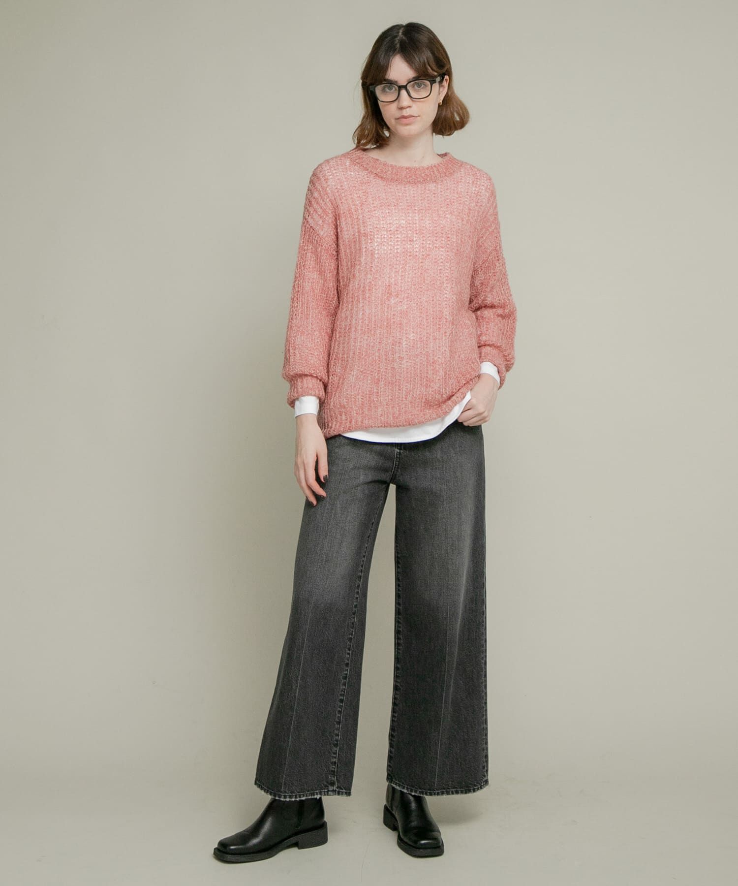 Sonny Label 「『WEB/一部店舗限定』ヘアリーローゲージニット」|ニット・セーター|